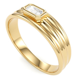 Elena sárga arany eljegyzési gyűrű