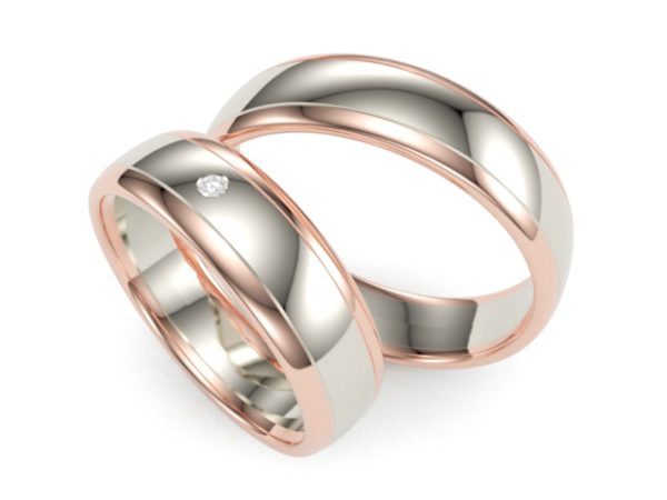 Dream-4 Jegygyűrű - Kétszínű karikagyűrű 2