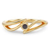 Essie sárga arany eljegyzési gyűrű