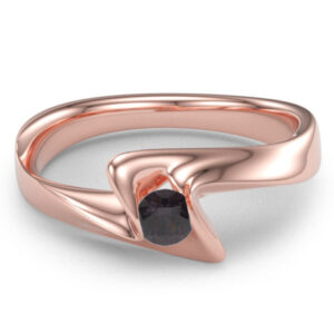 Leonora rozé arany eljegyzési gyűrű 4