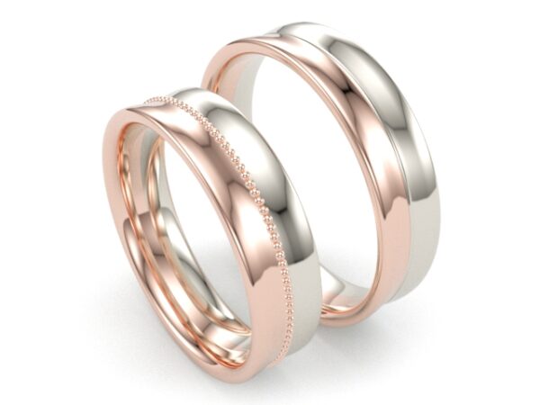 Dream-12 Jegygyűrű - Kétszínű karikagyűrű