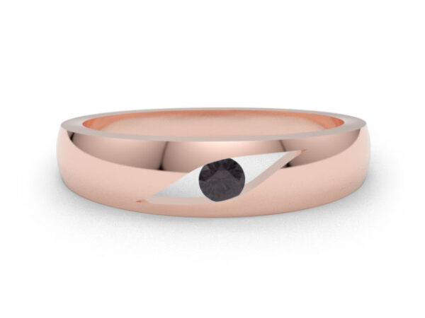 Nova rozé arany eljegyzési gyűrű 2