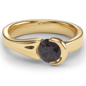 Savoia sárga arany eljegyzési gyűrű 2