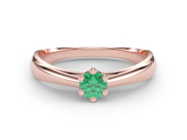 Zelda rozé arany eljegyzési gyűrű 2