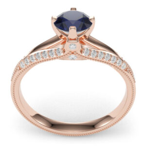 Oxana rozé arany eljegyzési gyűrű