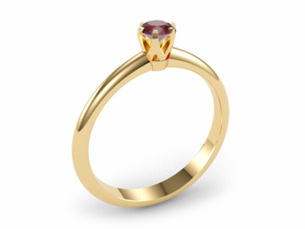 Zendaya sárga arany eljegyzési gyűrű 2