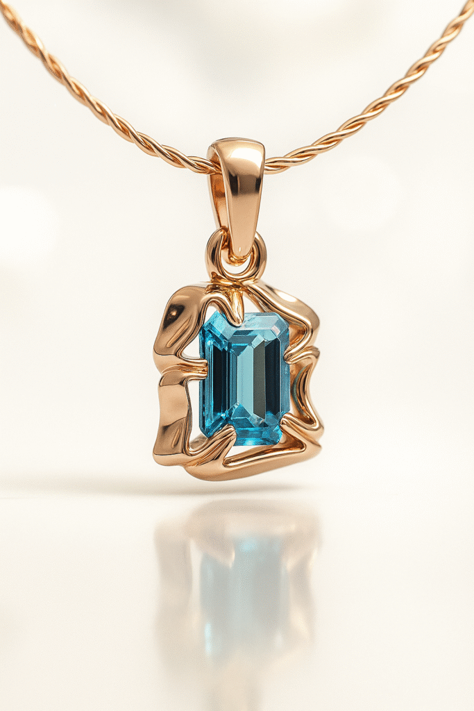 Jupiter Fehérarany Topáz Medál