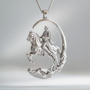 925 ezrelékes ezüst harcos talizmán