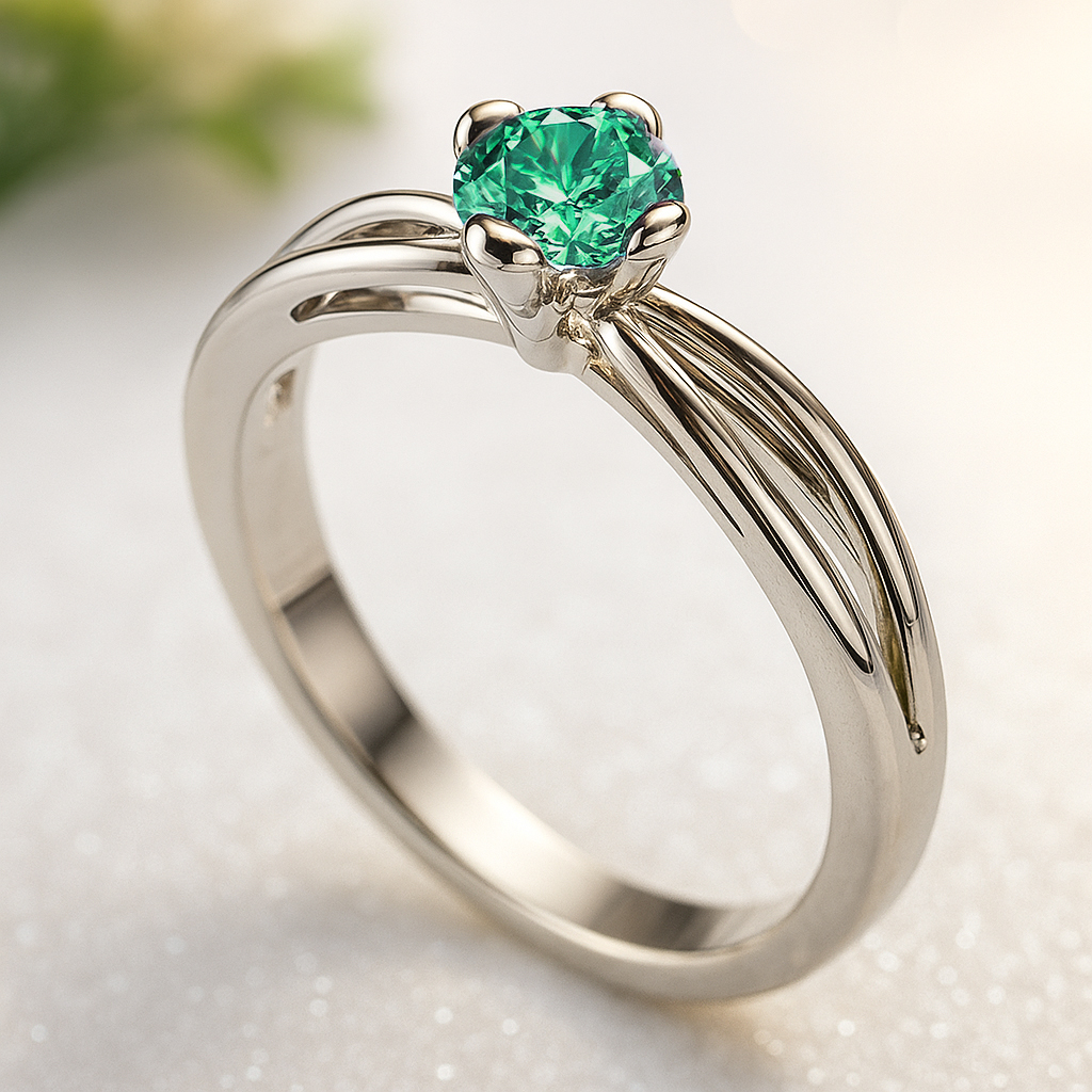 Bethany fehérarany eljegyzési gyűrű