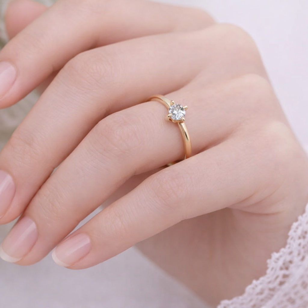 Agave gyémánt gyűrű